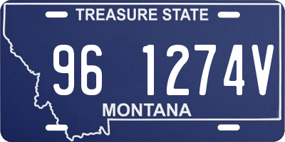 MT license plate 961274V