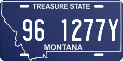 MT license plate 961277Y