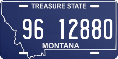 MT license plate 961288O