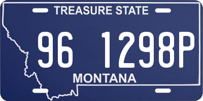 MT license plate 961298P