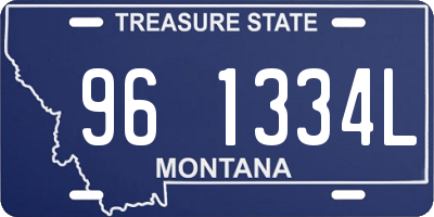 MT license plate 961334L