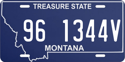 MT license plate 961344V