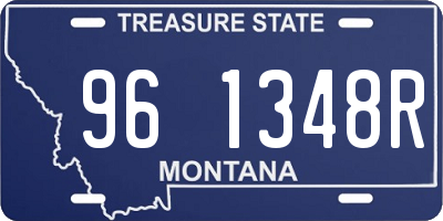 MT license plate 961348R
