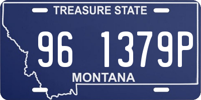 MT license plate 961379P