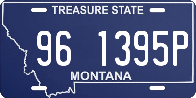 MT license plate 961395P