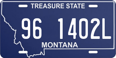 MT license plate 961402L