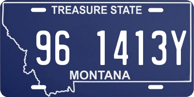 MT license plate 961413Y