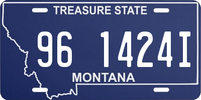 MT license plate 961424I