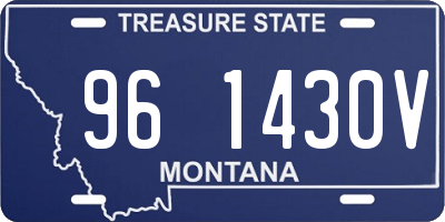 MT license plate 961430V