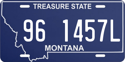 MT license plate 961457L