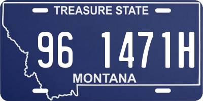 MT license plate 961471H