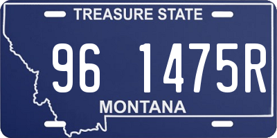 MT license plate 961475R