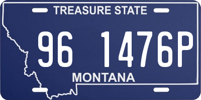 MT license plate 961476P