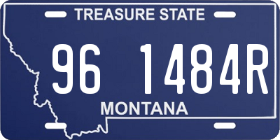 MT license plate 961484R
