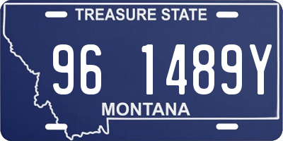 MT license plate 961489Y