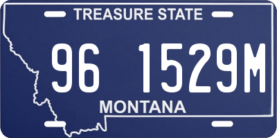 MT license plate 961529M