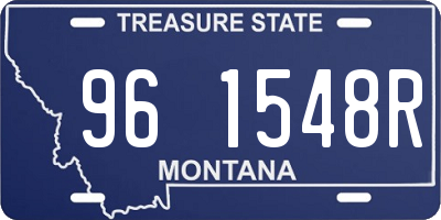 MT license plate 961548R
