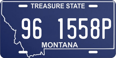 MT license plate 961558P