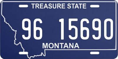 MT license plate 961569O
