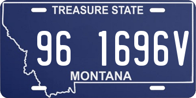 MT license plate 961696V