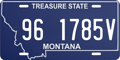 MT license plate 961785V