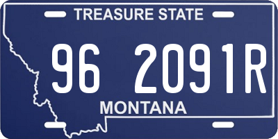 MT license plate 962091R