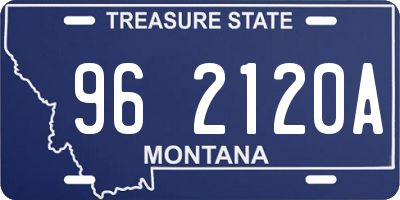 MT license plate 962120A