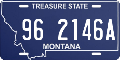 MT license plate 962146A