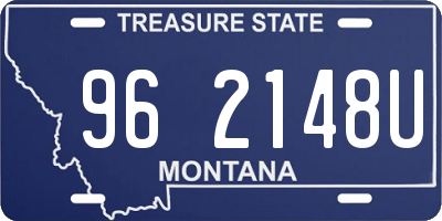 MT license plate 962148U