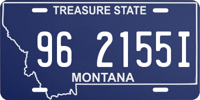 MT license plate 962155I
