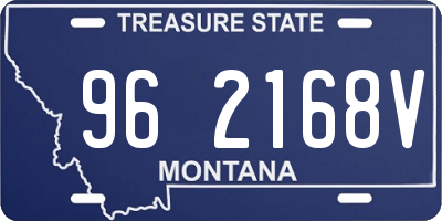 MT license plate 962168V