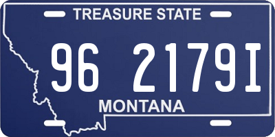 MT license plate 962179I