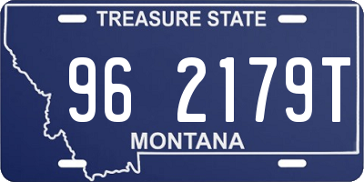 MT license plate 962179T
