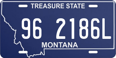 MT license plate 962186L