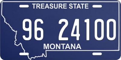 MT license plate 962410O