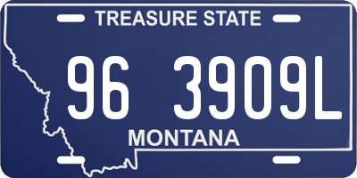 MT license plate 963909L