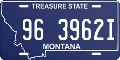 MT license plate 963962I