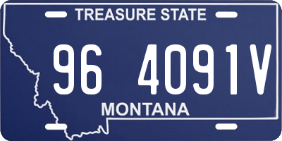 MT license plate 964091V