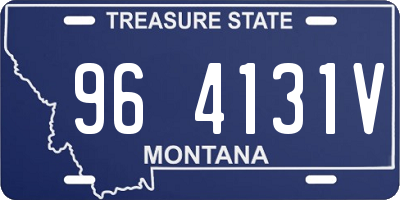 MT license plate 964131V