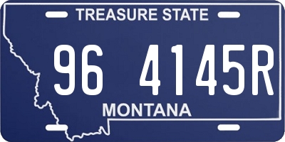 MT license plate 964145R