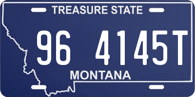MT license plate 964145T