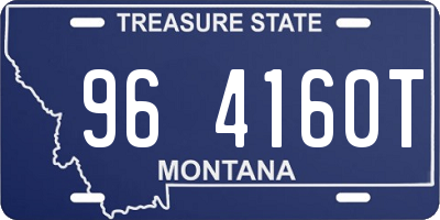 MT license plate 964160T