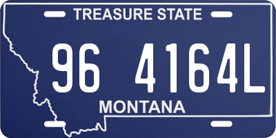 MT license plate 964164L