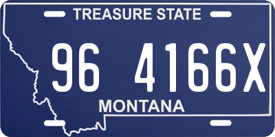 MT license plate 964166X