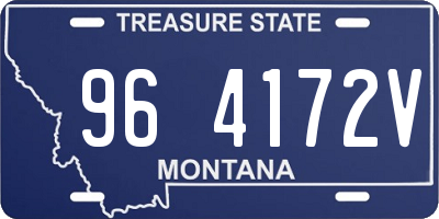 MT license plate 964172V