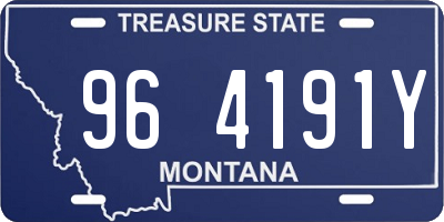 MT license plate 964191Y