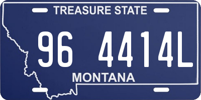 MT license plate 964414L