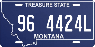 MT license plate 964424L