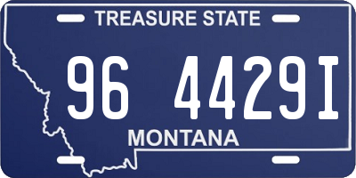 MT license plate 964429I