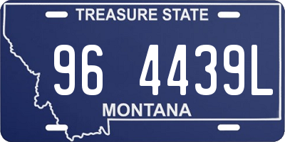 MT license plate 964439L